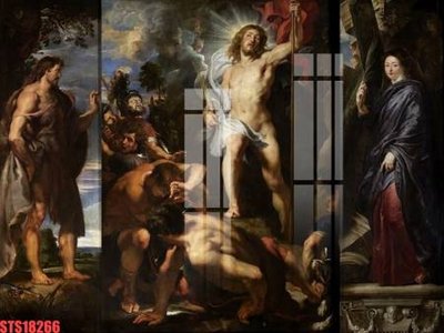 File gốc Tranh sơn dầu phương tây tổng hợp STS18266 cho in ấn và thiết kế