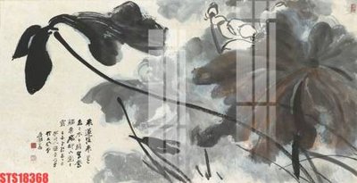 Ảnh gốc Tranh sơn dầu phương tây tổng hợp STS18368 (độ nét cao) in mica