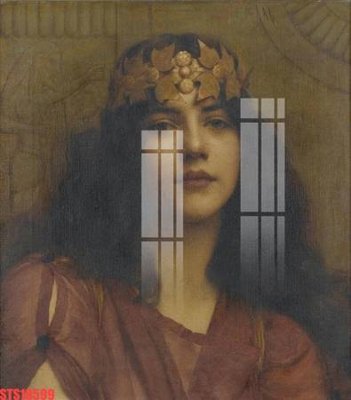 Download file gốc Tranh sơn dầu phương tây tổng hợp STS18599 (in lụa) cao cấp