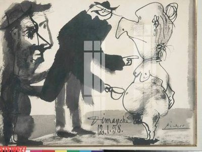 File tranh gốc PSD Tranh sơn dầu phương tây tổng hợp STS18627 còn nguyên layer