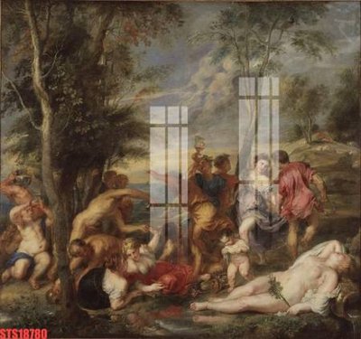 File in ấn Tranh sơn dầu phương tây tổng hợp STS18780 (bản gốc) cao cấp