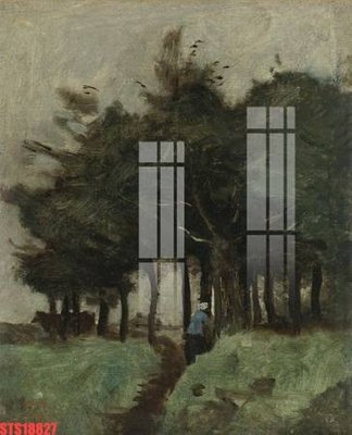 Download file gốc Tranh sơn dầu phương tây tổng hợp STS18827 (in lụa) tranh 3D