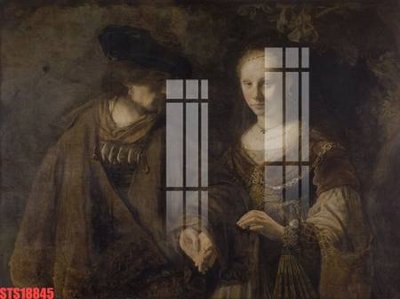 File in ấn Tranh sơn dầu phương tây tổng hợp STS18845 chuyên nghiệp