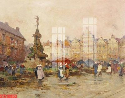 File tranh Tranh sơn dầu phương tây tổng hợp STS18853 (ảnh gốc) in trần nhà