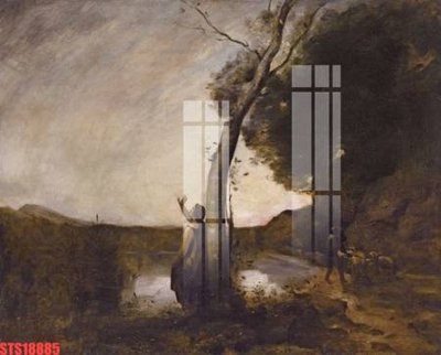 File gốc Tranh sơn dầu phương tây tổng hợp STS18885 (in 3D) nghệ thuật