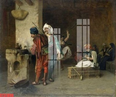 File gốc Tranh sơn dầu phương tây tổng hợp STS1896 (trang trí) phòng làm việc