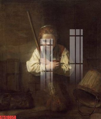 File tranh Tranh sơn dầu phương tây tổng hợp STS19058 (gốc) chủ đề thành phố