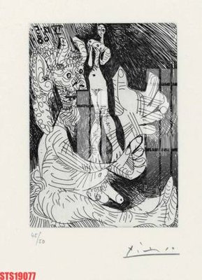 Download file gốc Tranh sơn dầu phương tây tổng hợp STS19077 (in lụa) tranh 3D