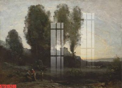 File tranh in mica Tranh sơn dầu phương tây tổng hợp STS19240 (độ phân giải cao)