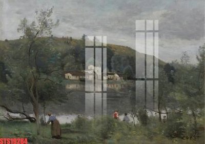 File tranh Tranh sơn dầu phương tây tổng hợp STS19284 (gốc) in backlit film