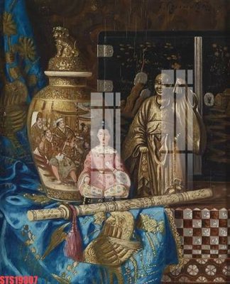 File gốc Tranh sơn dầu phương tây tổng hợp STS19307 (cho in ấn) độc quyền