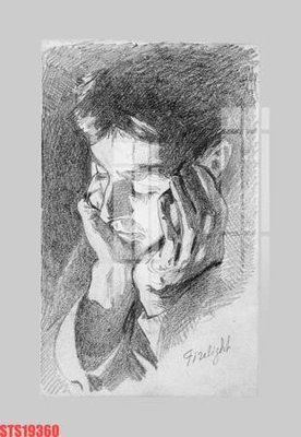 Download file Tranh sơn dầu phương tây tổng hợp STS19360 (gốc) in mica cao cấp