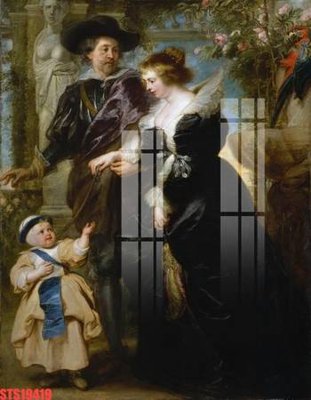 File tranh Tranh sơn dầu phương tây tổng hợp STS19419 (bản gốc) treo quán cafe