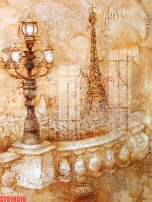 File tranh Tranh sơn dầu phương tây tổng hợp STS19510 (bản gốc) trang trí văn phòng