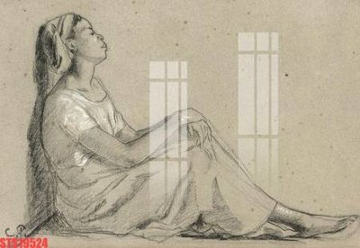 File gốc Tranh sơn dầu phương tây tổng hợp STS19524 (in lụa) tranh thuận buồm