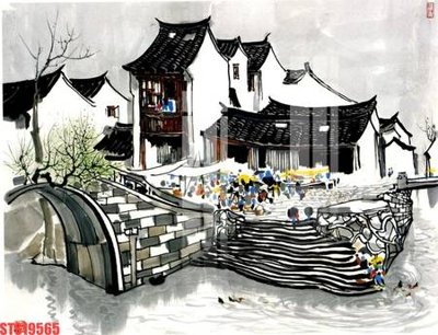 Download file Tranh sơn dầu phương tây tổng hợp STS19565 (chất lượng in ấn)