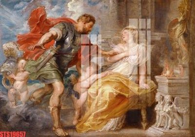 File tranh gốc PSD Tranh sơn dầu phương tây tổng hợp STS19657 còn nguyên layer