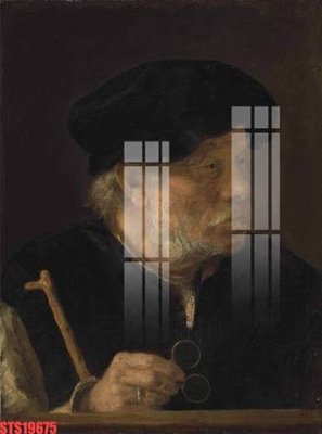 File tranh Tranh sơn dầu phương tây tổng hợp STS19675 (ảnh gốc) in trần 3D