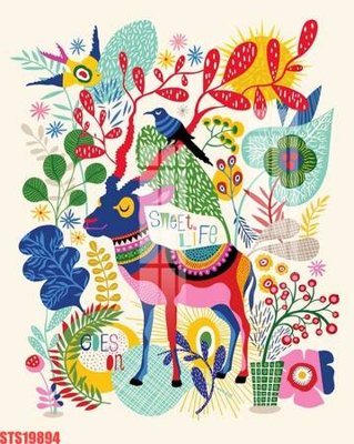 File tranh Tranh sơn dầu phương tây tổng hợp STS19894 (ảnh gốc) in trần 3D