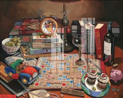 Tải file gốc Tranh sơn dầu phương tây tổng hợp STS19919 (bản PSD) đầy đủ layer