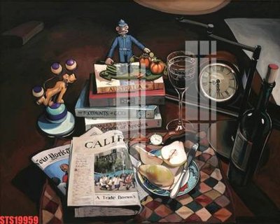 File tranh Tranh sơn dầu phương tây tổng hợp STS19959 (ảnh gốc) in trần xuyên sáng