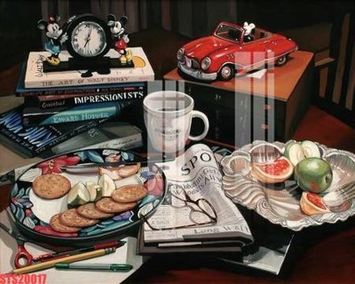 File PSD Tranh sơn dầu phương tây tổng hợp STS20017 (bản gốc) chất lượng nhất