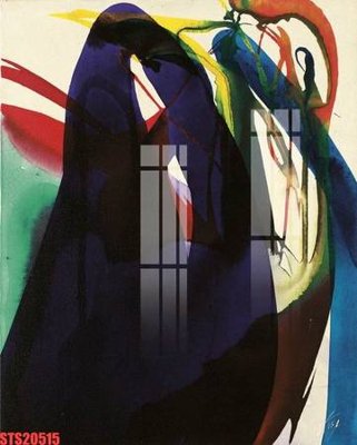 File in trần Tranh sơn dầu phương tây tổng hợp STS20515 (file gốc) hoa văn 3D