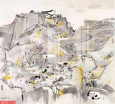 File gốc Tranh sơn dầu phương tây tổng hợp STS20891 (in mica) làm bảng hiệu