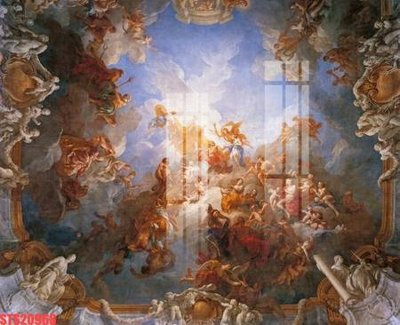 File gốc Tranh sơn dầu phương tây tổng hợp STS20968 (ảnh chi tiết) để in lụa