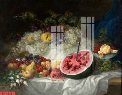 File gốc in ấn Tranh sơn dầu phương tây tổng hợp STS21119 độ phân giải cao