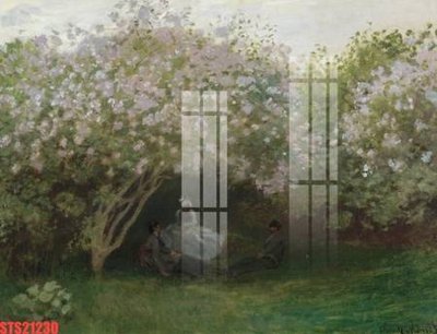 File in trần Tranh sơn dầu phương tây tổng hợp STS21230 (bản gốc) bầu trời