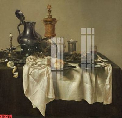 File tranh Tranh sơn dầu phương tây tổng hợp STS214 (gốc) chủ đề tĩnh vật