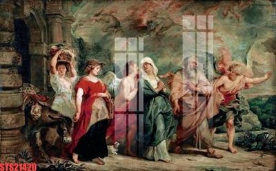 Tải về file tranh gốc Tranh sơn dầu phương tây tổng hợp STS21420 (để in quảng cáo)