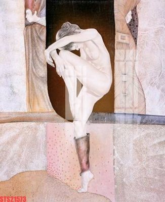 File tranh Tranh sơn dầu phương tây tổng hợp STS21573 (bản gốc) in lụa 3D