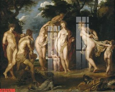 File gốc Tranh sơn dầu phương tây tổng hợp STS21769 (vector) cho in ấn