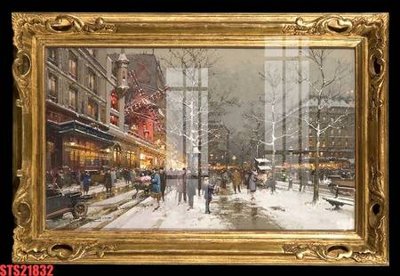 File gốc in mica Tranh sơn dầu phương tây tổng hợp STS21832 chất lượng