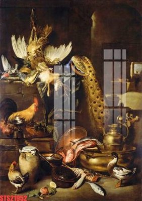 File gốc Tranh sơn dầu phương tây tổng hợp STS21952 (in lụa) tranh phong thủy