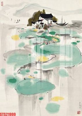 File in trần Tranh sơn dầu phương tây tổng hợp STS21999 (bản gốc) bầu trời