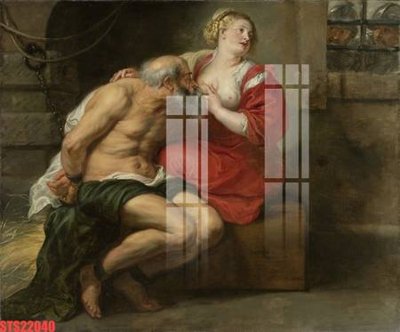 Download file gốc Tranh sơn dầu phương tây tổng hợp STS22040 (in lụa) cao cấp