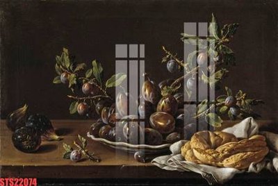 File ảnh Tranh sơn dầu phương tây tổng hợp STS22074 (gốc) cho trang trí nhà hàng