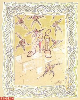 Download file Tranh sơn dầu phương tây tổng hợp STS22203 (gốc) in mica cao cấp