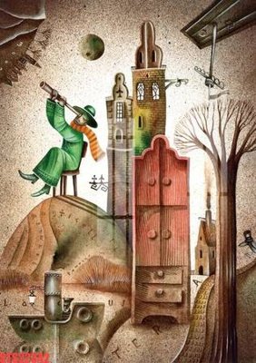 File tranh Tranh sơn dầu phương tây tổng hợp STS22342 (bản gốc) treo tường