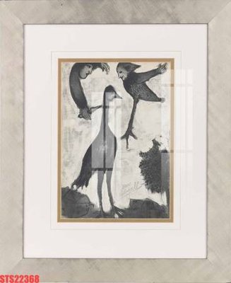 File gốc Tranh sơn dầu phương tây tổng hợp STS22368 (in mica) làm bảng hiệu