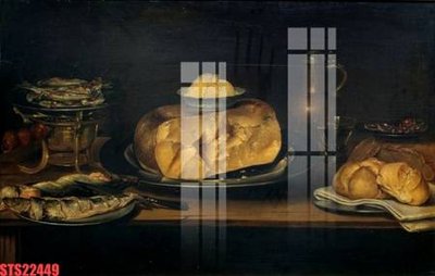 Hình ảnh file gốc in trần nhà Tranh sơn dầu phương tây tổng hợp STS22449