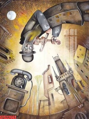 Tải file tranh Tranh sơn dầu phương tây tổng hợp STS22662 (gốc) tại Filetranh.com