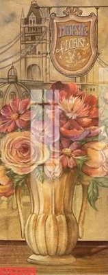 File gốc Tranh sơn dầu phương tây tổng hợp STS23124 (in lụa) hoa văn cổ điển