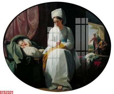 File tranh Tranh sơn dầu phương tây tổng hợp STS2321 (file gốc) chủ đề phong thủy