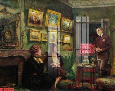 File gốc Tranh sơn dầu phương tây tổng hợp STS2323 (in tráng gương) hiện đại