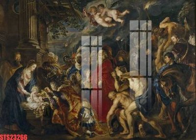 Tải file Tranh sơn dầu phương tây tổng hợp STS23266 (gốc) làm file tranh quảng cáo