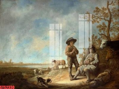 File gốc Tranh sơn dầu phương tây tổng hợp STS2330 (in tráng gương) ốp tường